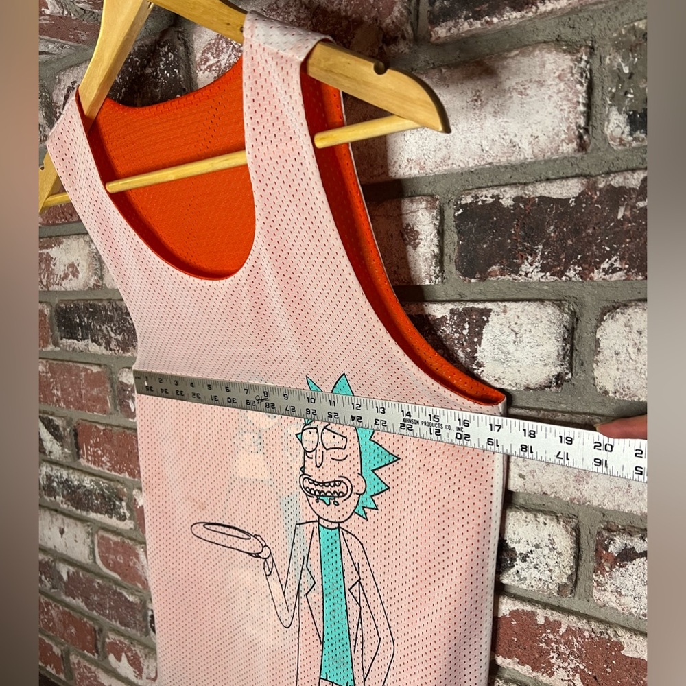 Rick & Morty Steel Reserve Reversible Basketball Mesh Tank top - Picture 8 of 8